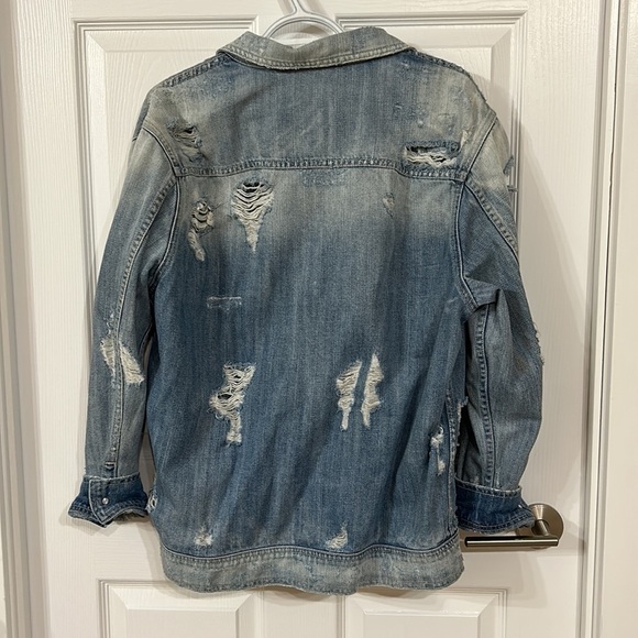 Distressed Jean jacket - Picture 4 of 6